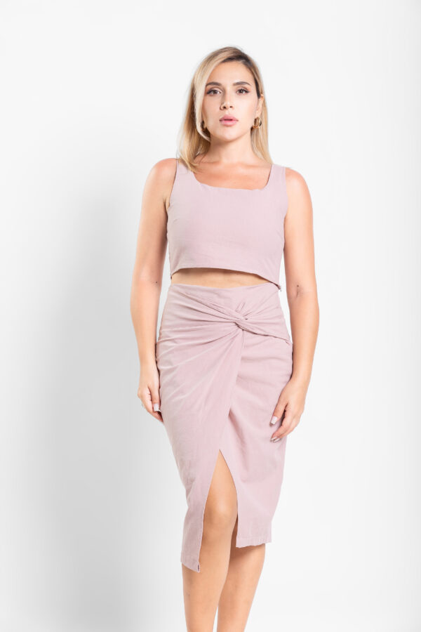 Tiana Top & Ava Skirt Set – Lilac Purple