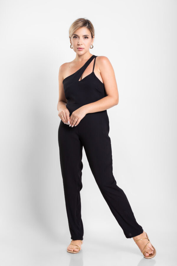 Riley Jumpsuit – Deep Black